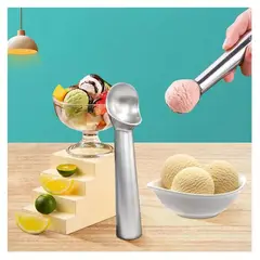 GENERICO - Cuchara para helado de aluminio