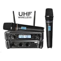 BATBLACK - Micrófono profesional inalámbrico BT-M40 PRO - Negro