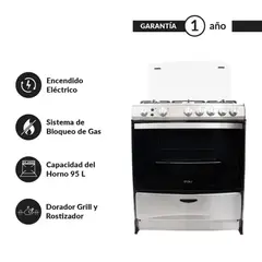 FDV - Cocina a pie Expert 76 cm GLP (Balón de Gas)
