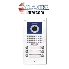 ATLANTIC - Portero Cámara de 06 botones, AI-VC06DC Color gris