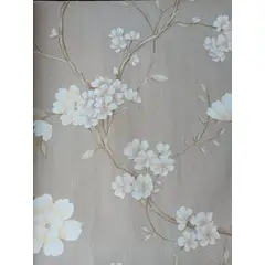 GENERICO - PAPEL TAPIZ FLORAL 0.53 X 10 M PARA PARED