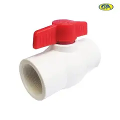 C AND A TOOLS - Válvula Esférica PVC Sin Rosca C&A 2" - Blanco