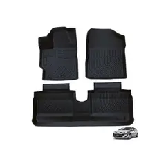 TECGO - PROTECTOR CUBRE PISO 5D TPE TOYOTA YARIS 2014-2020