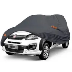 GENERICO - PROTECTOR CUBIERTA FUNDA COBERTOR TIPO FIAT UNO WAY GRIS