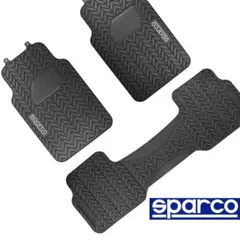 SPARCO - PISO 3 PIEZAS NEGRO PVC/FUNDA/PROTECTOR/SUELO