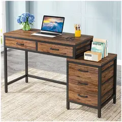 VENTITAS HOME - Escritorio Industrial Titalé Ventitas Home Caramelo