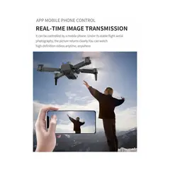 GENERICO - DRONE E88 CON CAMARA  CUATRO MOTORES.