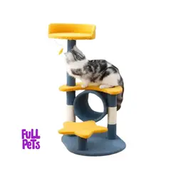 GENERICO - Gimnasio rascador para gato GYM diseño lunar
