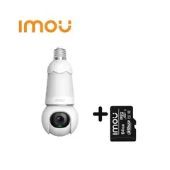 IMOU - Cámara Seguridad Foco Wifi Bulb Cam 3MP 360° + MicroSD 64GB -