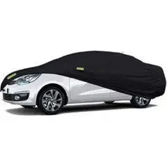 GENERICO - PROTECTOR CUBIERTA COBERTOR TIPO KIA RIO SEDAN HAS2017NEGRO