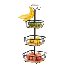 KOTIINI - Frutero 3 niveles ajustable con colgador