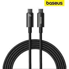 BASEUS - Cable USB-C A USB-C 240W Tungsten Gold Para Macbook iPhone Galaxy