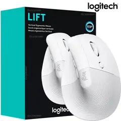 LOGITECH - Mouse Lift Vertical Wireless Bluetooth Blanco