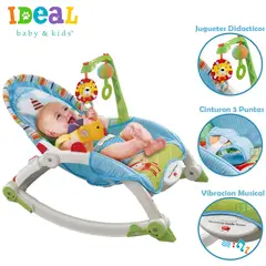 IDEAL - Mecedora Ideal para Bebes Musical y Vibrador 63560