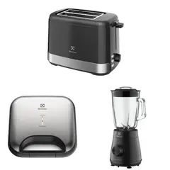 ELECTROLUX - Combo LicuadoraEBS20+SandwicheraESG20+TostadoraETS10