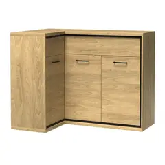 TU MESITA - Recibidor Moderno en L Nicola color Duna