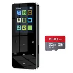 TOUMI - Reproductor mp3 Bluetooth 2.0 pulgadas admite tarjetas memoria