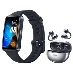 HUAWEI - Audífonos Lenovo TA140 N Bluetooth y Band 8 B Reloj inteligente