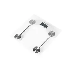 INSPIRA MARKET - Balanza digital de vidrio CUADRADA 180kg