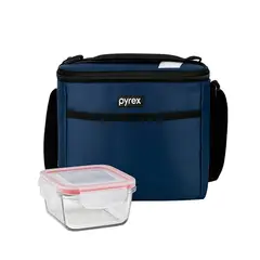 PYREX - Lonchera Juvenil Tottem Azul +Taper 650ml-300482