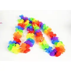 GENERICO - Collar hawaiano para fiesta luau set x 6 unidades