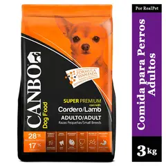 CANBO - Comida para Perro Adulto Pequeño Cordero 3 kg