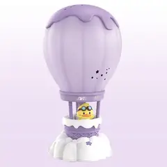 GENERICO - Lámpara Inalámbrica Globo Aerostático Patito 20 cm - Lila