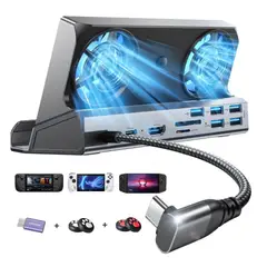 LISM - ESTACION DE CARGA + VENTILADOR PARA ROG ALLY