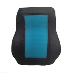 GENERICO - Cojín lumbar alto viscoelástico con gel y funda negra