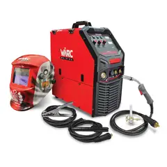 WARC - Máquina De Soldar Mig 250Amp + Regulador + Fotosensible