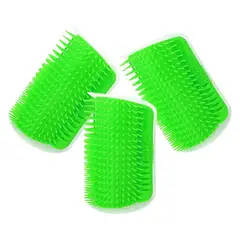 GENERICO - 3 Masajeador de pared para gatos Verde - Cat It