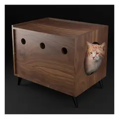 GENERICO - Mueble para Arenero de Gato M