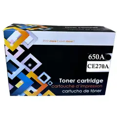 HP - Toner Compatible Ce270A 650A Negro Cp5520, 5525n
