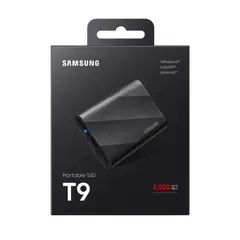 SAMSUNG - Disco SSD externo T9 2TB 20Gbps USB C 2000MBS