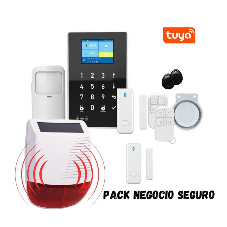 Sistema de Alarma Inalambrico Negocio Seguro