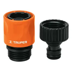 Truper - Conectores de ABS sistema click para grifo Truper