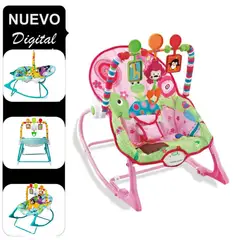 MULTITOP - Silla Mecedora con Vibrador Musical y Toys TORTUGA