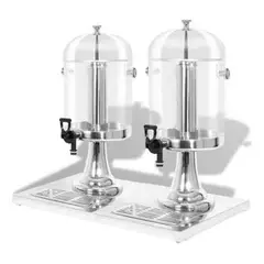 GENERICO - DISPENSADOR DE JUGO DOBLE MODELO ELEGANTE