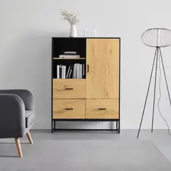 TU MESITA - Mueble clásico multiusos Nerón color Haya