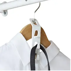 GENERICO - Organizador de Ganchos de Ropa pack de 04 ganchos