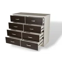 MUEBLES MACRUMO - Cómoda 8 Cajones Wengue - Armado