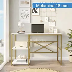 STARHOME - ESCRITORIO ESTILO INDUSTRIAL LUXURY BLANCO