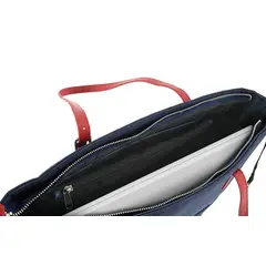 XTECH - CLOE BOLSO DE DAMAS PARA LAPTOP 15.6 POLIESTER AZUL ROJO.