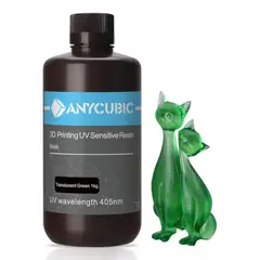 ANYCUBIC - Resina Estándar Verde Traslúcida 1 Kg.