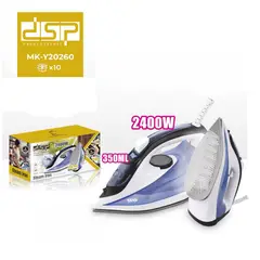 Dsp - Plancha a Vapor Base Ceramica 2400W -Azul