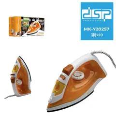 Dsp - Plancha a Vapor Base Ceramica 1400W -Naranja