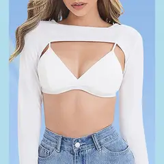 GENERICO - MANGAS LARGAS PARA BRAZOS MUJER PROTECCIÓN SOLAR UV - BLANCO