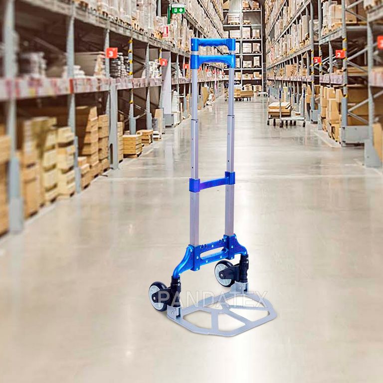 Coche Carreta Plegable Azul 75 Kg