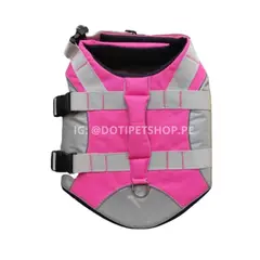 GENERICO - Flotador Chaleco Salvavidas para mascotas Fucsia - XL