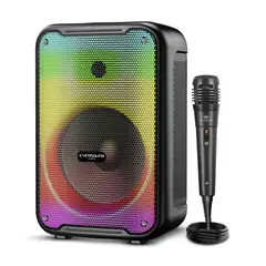 EVERSOUND - Parlante Portatil Bluetooth Funky 8-EV 3003 Negro